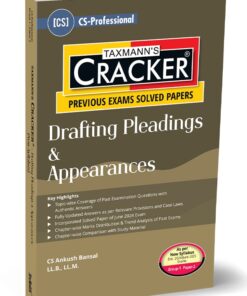 Taxmann's Cracker - Drafting Pleadings & Appearances (Drafting/DPA) by Ankush Bansal for Dec 2024