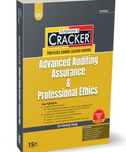 Taxmann's Cracker - Advanced Auditing Assurance & Professional Ethics (Audit) by Pankaj Garg for May 2025 Exams