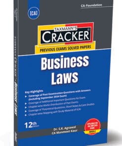 Taxmann's Cracker - Business Laws by S.K. Agrawal for Jan 2025