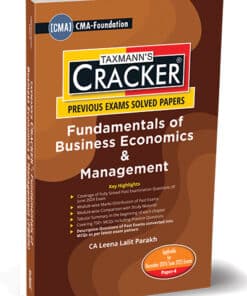 Taxmann's Cracker - Fundamentals of Business Economics & Management (FBEM | Economics) by Leena Lalit Parakh for Dec 2024