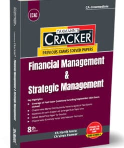 Taxmann's Cracker - Financial Management & Strategic Management (FM and SM | FM SM) by Namit Arora for Jan 2025