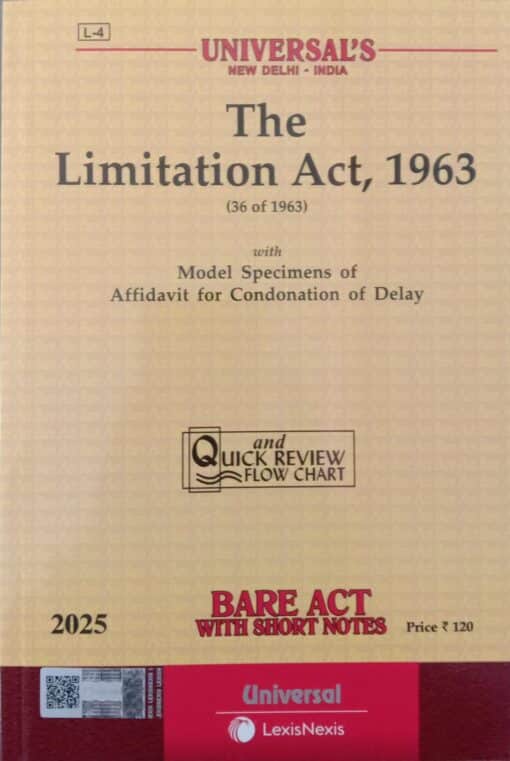 Lexis Nexis’s Limitation Act, 1963 (Bare Act) - 2025 Edition