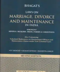 Vinod Publication's Laws on Marriage, Divorce and Maintenance by Y P Bhagat