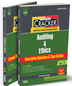 Taxmann's Cracker - Auditing & Ethics (Auditing) by Pankaj Garg for Sept 2025 Exams