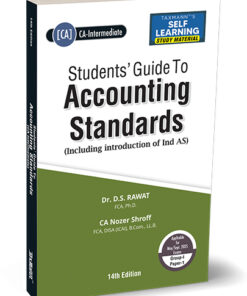 Taxmann's Students' Guide to Accounting Standards by D.S. Rawat for Sept 2025