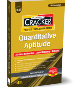 Taxmann's Cracker - Quantitative Aptitude (Maths, LR & Stats) by Kailash Thakur for Sept 2025