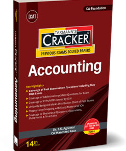 Taxmann's Cracker - Accounting by S.K. Agrawal for Sept 2025 Exams