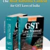 Centax's GST Law Manual 2025-26 by R.K. Jain (2 Volumes) - 22nd Edition 2025-2026